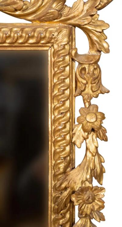 Italian Neoclassic Giltwood Mirror