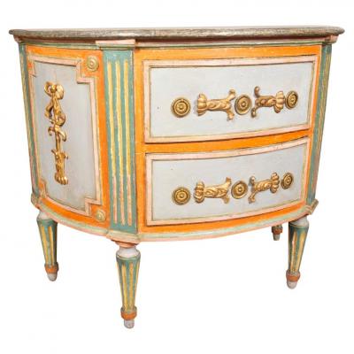 Italian Neoclassic Painted Commode