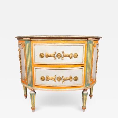 Italian Neoclassic Painted Commode