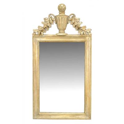 Italian Neoclassic Painted Wall Mirror