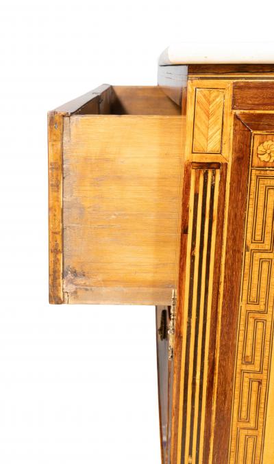 Italian Neoclassic Satinwood And Rosewood Commode