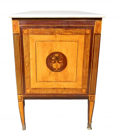 Italian Neoclassic Satinwood And Rosewood Commode