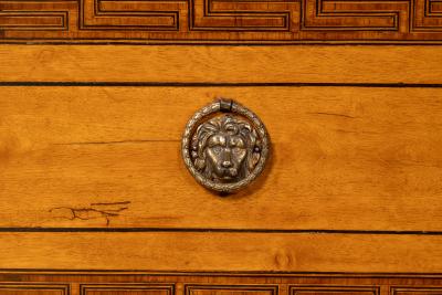 Italian Neoclassic Satinwood And Rosewood Commode