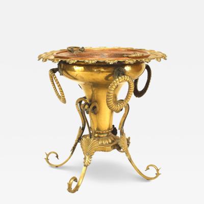 Italian Neoclassic Style Brass Centerpiece