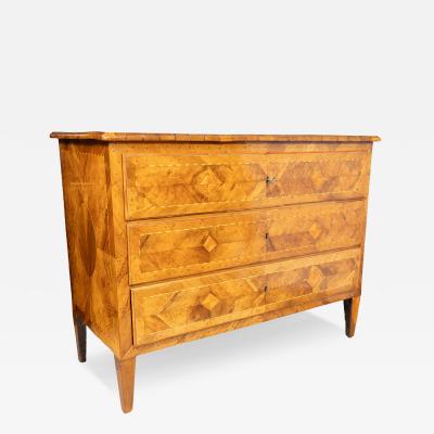 Italian Neoclassic Walnut Commode