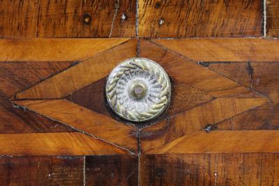 Italian Neoclassic Walnut Miniature Commode