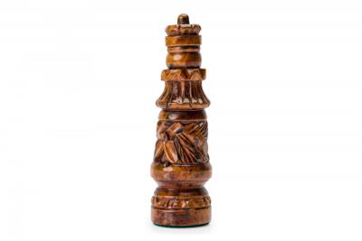 Italian Neoclassic Wooden Chess Set
