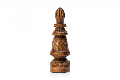 Italian Neoclassic Wooden Chess Set