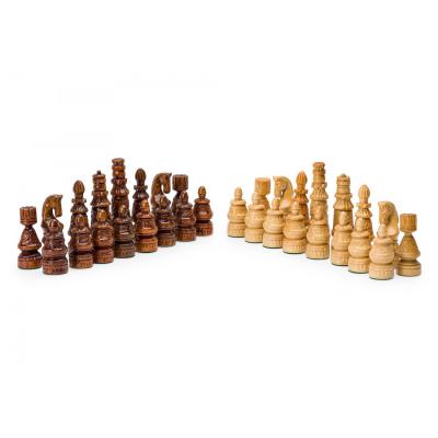 Italian Neoclassic Wooden Chess Set