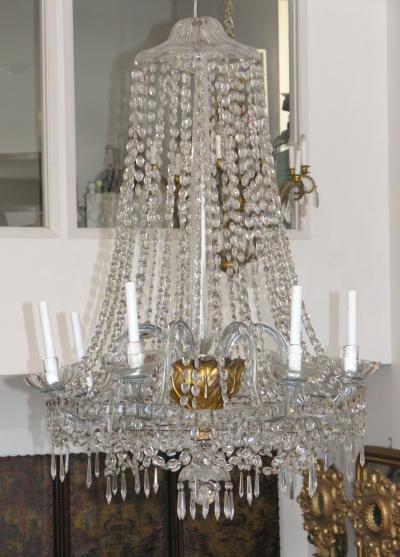 Italian Neoclassical Chandelier 19th Century