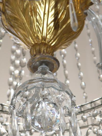 Italian Neoclassical Chandelier 19th Century