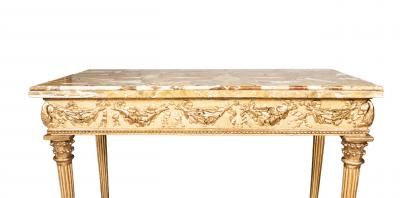 Italian Neoclassical Giltwood Console Table