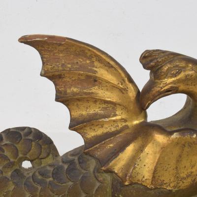 Italian Neoclassical Handcarved Wooden Mythical Figure 1780 1820