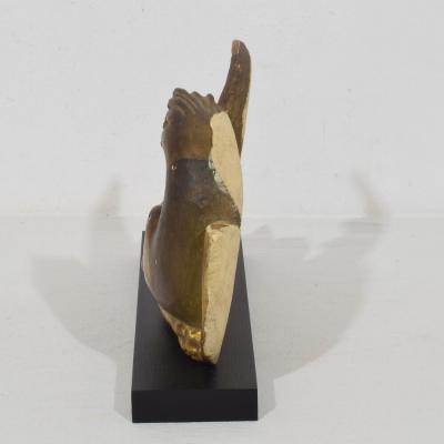 Italian Neoclassical Handcarved Wooden Mythical Figure 1780 1820