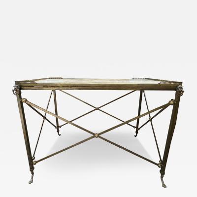 Italian Neoclassical Style Bronze Console Table