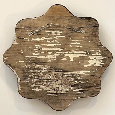 Italian Neoclassical Style Brown Painted and Parcel Gilt Architectural Medallion