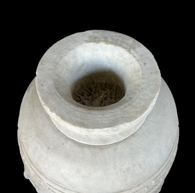 Italian Neoclassical Style Carved Marble Urn after the Antique