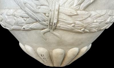 Italian Neoclassical Style Carved Marble Urn after the Antique