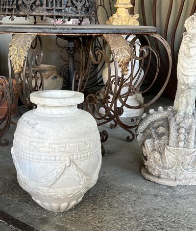 Italian Neoclassical Style Carved Marble Urn after the Antique