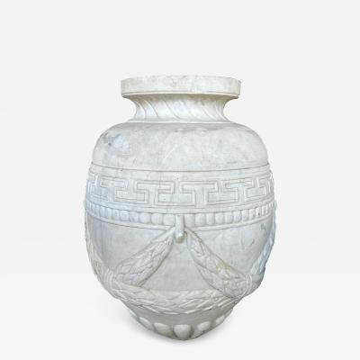 Italian Neoclassical Style Carved Marble Urn after the Antique