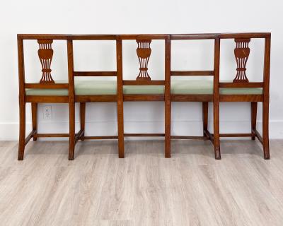 Italian Neoclassical Walnut Settee