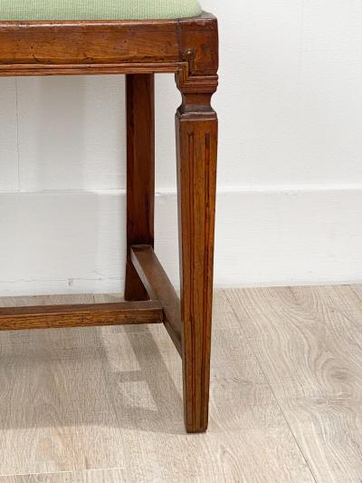 Italian Neoclassical Walnut Settee