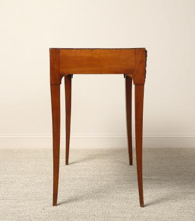 Italian Neoclassical Walnut Side Table with Carved Satyr Mounts