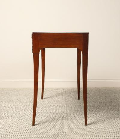 Italian Neoclassical Walnut Side Table with Carved Satyr Mounts