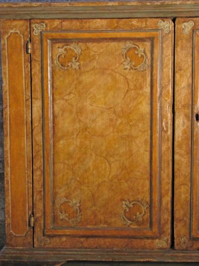 Italian Painted Credenza