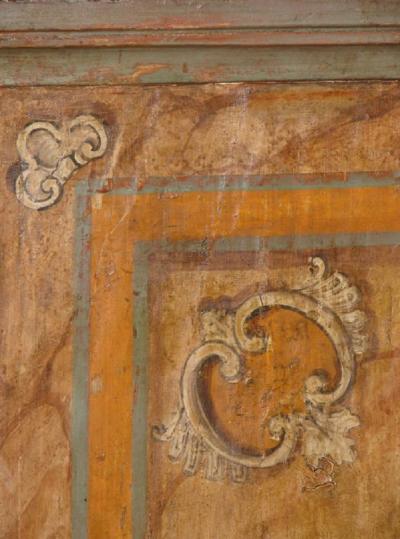 Italian Painted Credenza