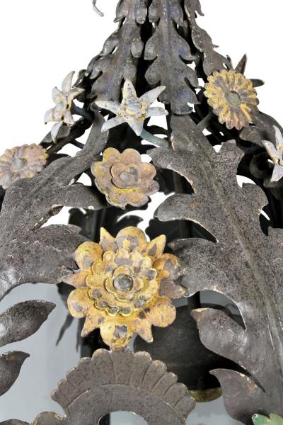 Italian Painted Tole Hanging Lantern