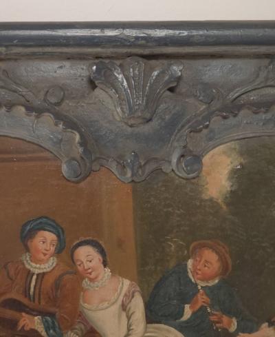 Italian Painted Trumeau Comprised of Antique Elements