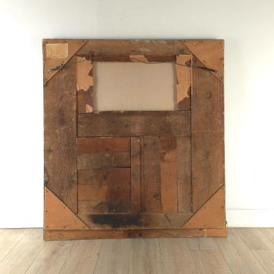 Italian Painted Trumeau Comprised of Antique Elements