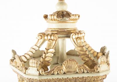 Italian Painted and Gilded Five Sided Lantern