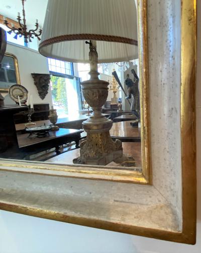 Italian Painted and Giltwood Mirror