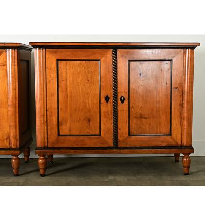 Italian Pair of Fruitwood Buffets