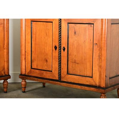 Italian Pair of Fruitwood Buffets