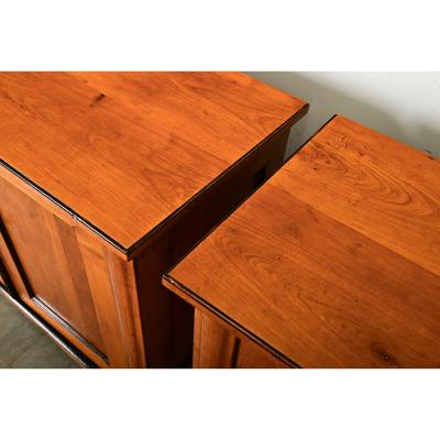 Italian Pair of Fruitwood Buffets