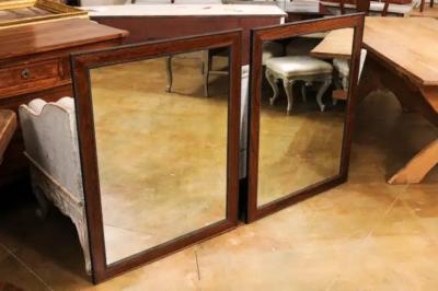 Italian Palisander Mirrors with Carved Frames from the 20th Century Sold Each