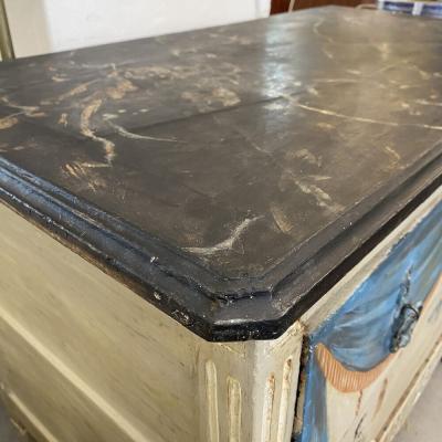 Italian Polychrome Chest of Drawers 19th Century