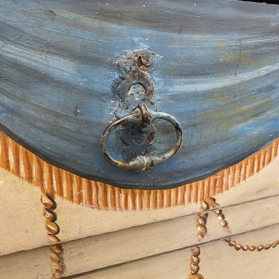 Italian Polychrome Chest of Drawers 19th Century