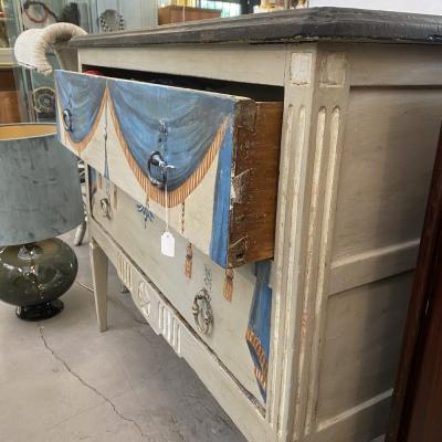 Italian Polychrome Chest of Drawers 19th Century