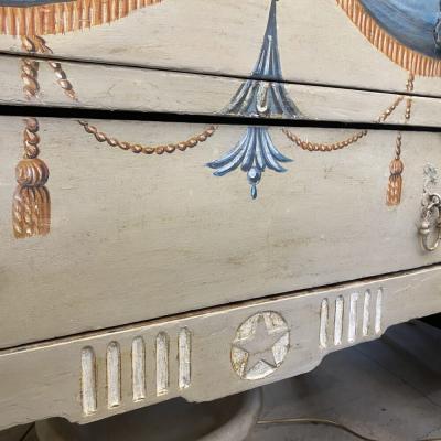 Italian Polychrome Chest of Drawers 19th Century