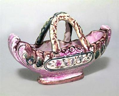 Italian Porcelain Boat Shaped Centerpiece