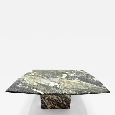 Italian Post Modern Cipollino Ondulato Marble Coffee Table