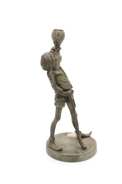 Italian Provincial Style Figural Candlestick