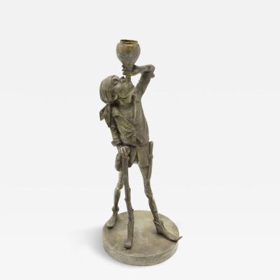 Italian Provincial Style Figural Candlestick