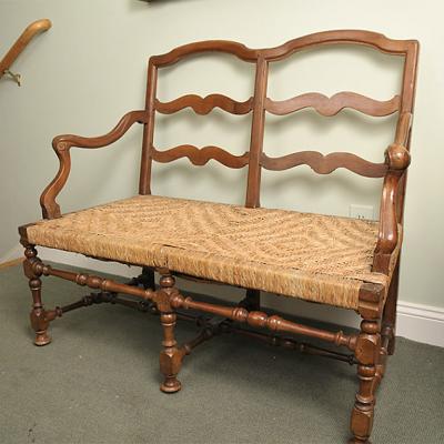 Italian Provincial Two Seat Bench