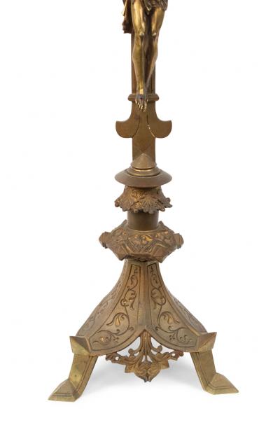 Italian Renaissance Bronze Crucifix