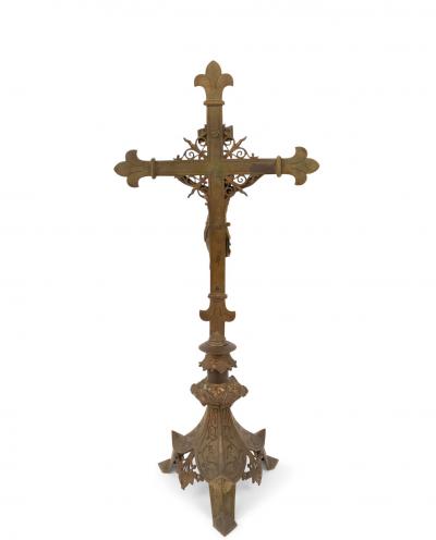 Italian Renaissance Bronze Crucifix